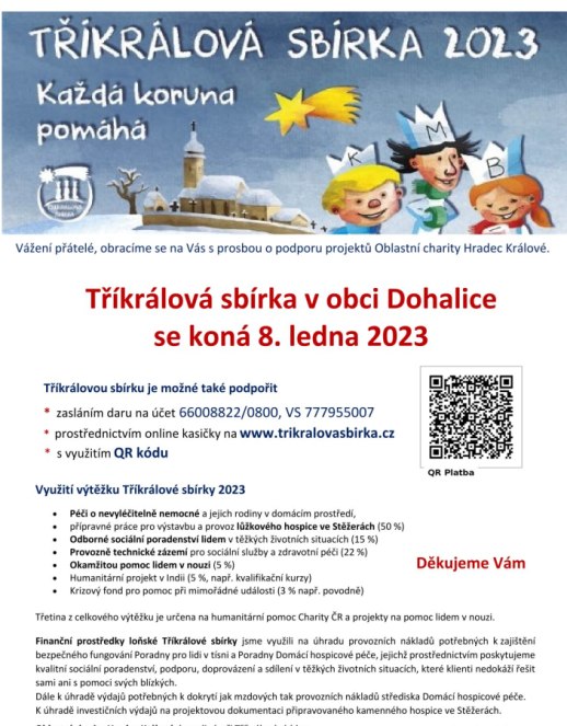 Tříkrálová sbírka 2023