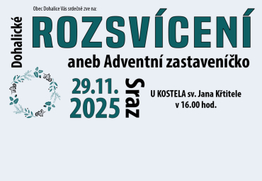 Adventní zastaveníčko - rozsvícení stromu