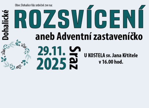 Adventní zastaveníčko - rozsvícení stromu