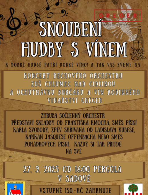 Snoubení hudby s vínem