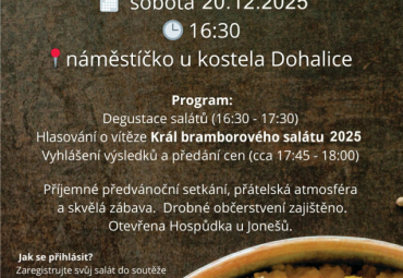 2. dohalický košt bramborových salátů