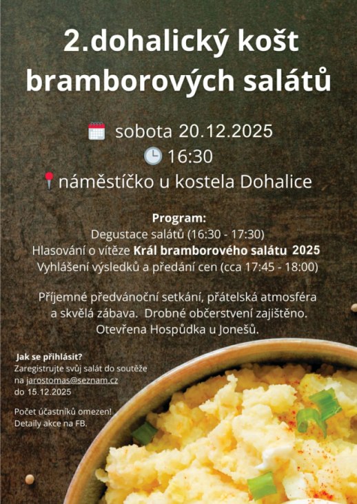 2. dohalický košt bramborových salátů
