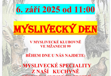 Myslivecký den Hvězda Mžany