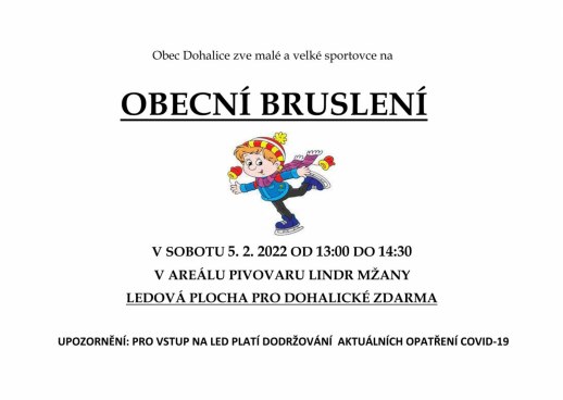Obecní bruslení