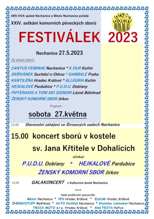 Koncert pěveckých sborů