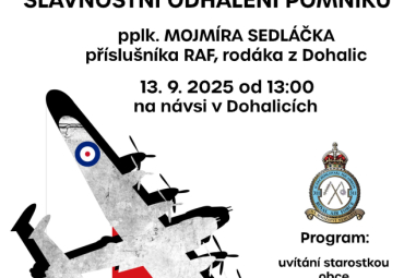 Slavnostní odhalení pomníku