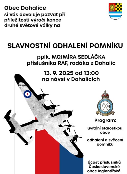Slavnostní odhalení pomníku