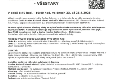 Výluka České dráhy