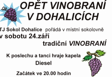 TRADIČNÍ VINOBRANÍ V DOHALICÍCH